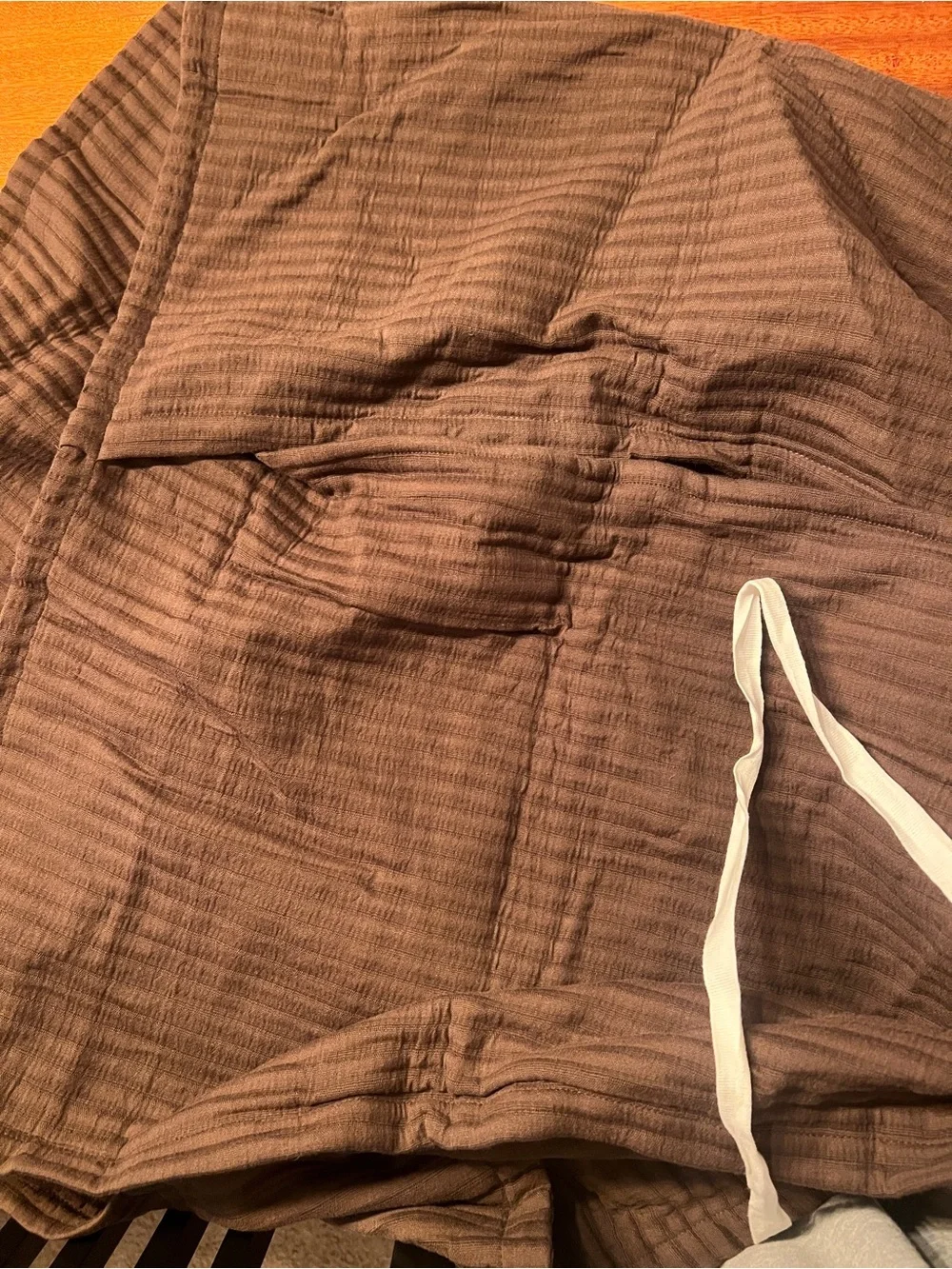 Quince Organic Cotton Matelasse Euro Sham Set of 2 in Espresso